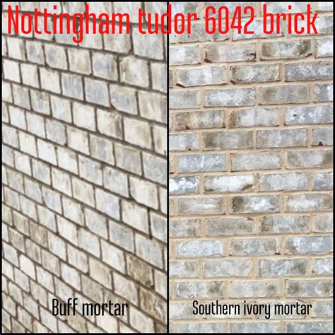 nottingham tudor brick|ivory buff mortar color.